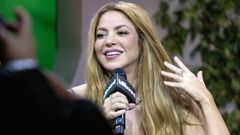 Shakira, durante la charla en Billboard durante la semana de la msica latina