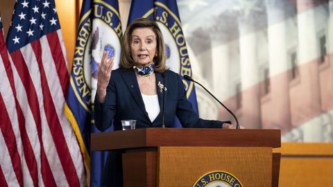 La presidenta de la Cmara de Representantes, la demcrata Nancy Pelosi