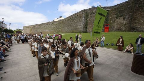El desfile escolar del Arde Lucus