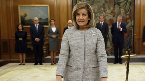 La ministra de Empleo y Seguridad Social, F�tima B��ez