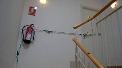 Habitaci�n del albergue, precintada