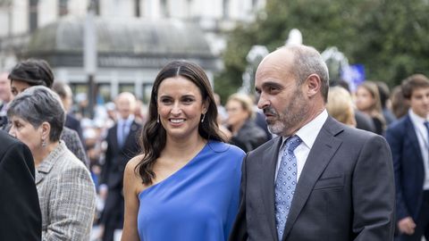 Llegada a la entrega de los Premios Princesa de Asturias 2025