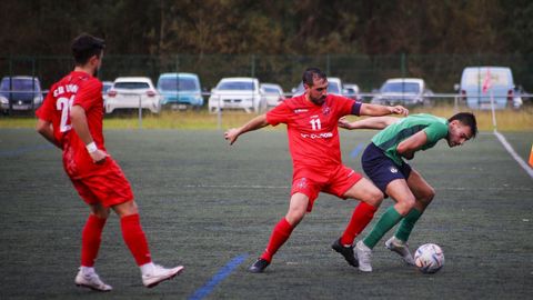 Imagen del partido de ida entre Unin y San Tirso celebrado en el campo de Vilas.