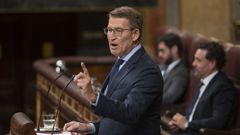 Feijoo, este martes en el Congreso
