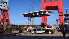 Plataforma de carga para mover grandes bloques