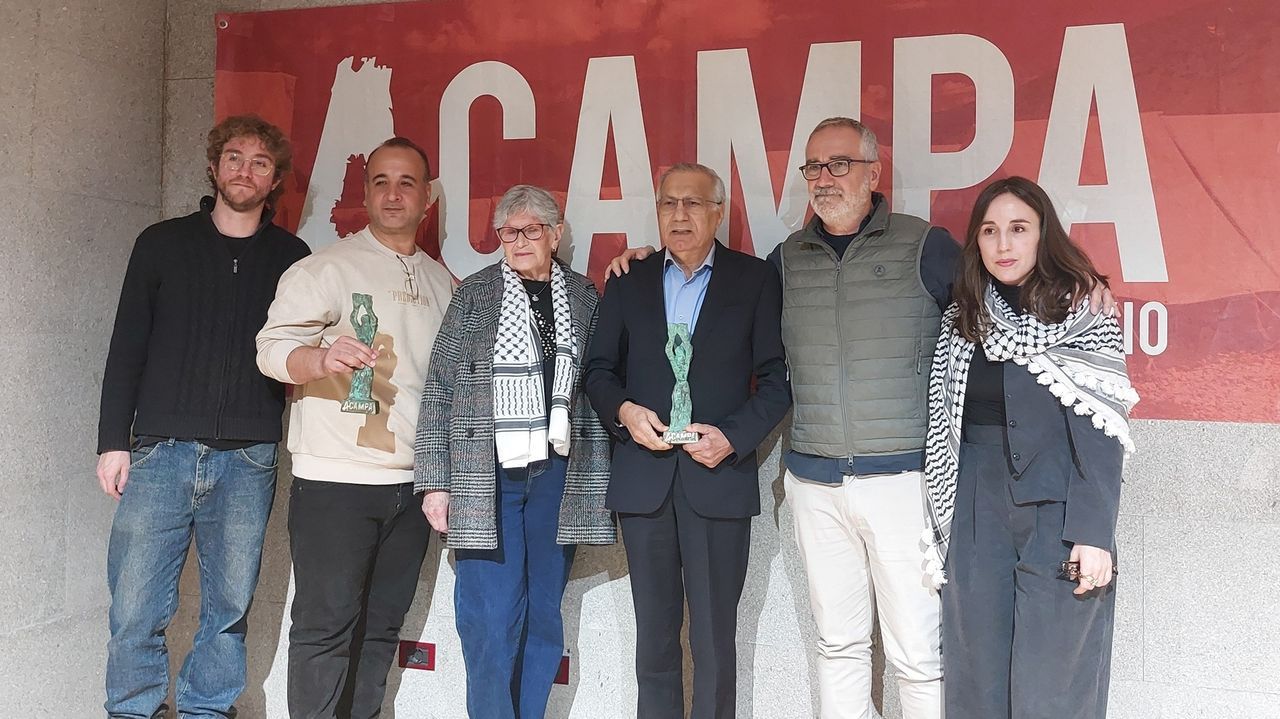 Acampa reconoce en A Coruña el trabajo de los médicos palestinos en Gaza