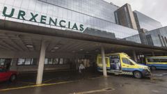 Foto del servicio de urgencias del CHUS este martes