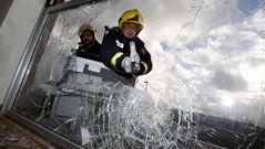 Los bomberos han acudido varias veces a Costa Nariga.