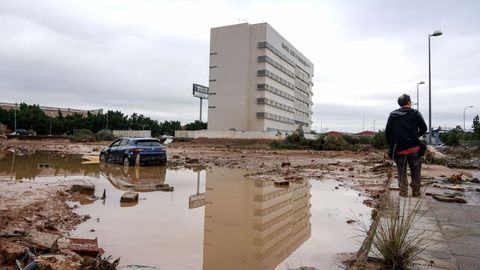 Inundaciones en las inmediaciones del centro comercial Bonaire