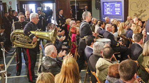 Sorteo de la Lotera Nacional en la Escuela Naval de Marn