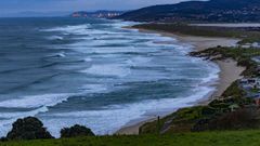 Oleaje en Razo en la ma�ana de este mi�rcoles