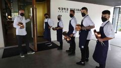 Pepe Vieira, Cami�o da Serpe y Casa Solla, en el arranque