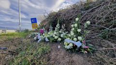 La zona de la N-550 donde el coche de J�ssica M�ndez fue embestido por el veh�culo de Jos� Eir�n