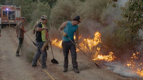 Incendio en Baltar.