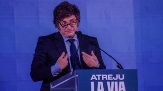 El presidente argentino Javier Milei