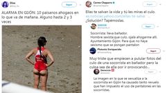 La pol�mica por el vestuario de las socorristas de Gij�n invade las redes