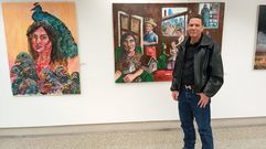 El artista cubano-espa�ol Hanoi Vidal cultiva la pintura y la escultura