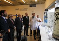 Conde visit� las nuevas instalaciones del edificio Emprendia junto con otras autoridades. 