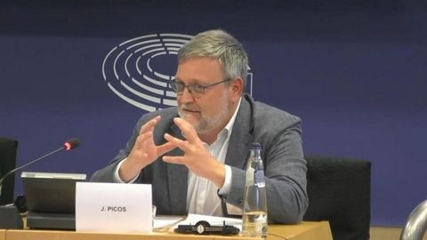 Juan Picos durante una jornada en la que particip� recientemente en Bruselas.