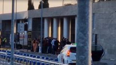 Taxistas de A Coruña en Alvedro