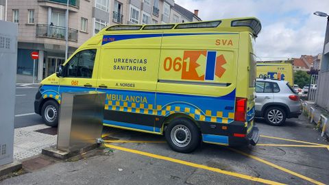 Ambulancia de soporte vital del 061.