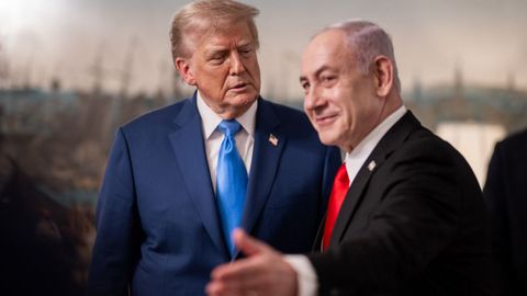 Trump y Netanyahu en una imagen de archivo, durante un encuentro en la Casa Blanca el pasado mes de julio.