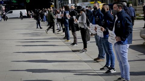 Concentracin de hosteleros en A Corua