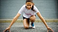 La atleta Lidia Casal Prieto logr� la primera posici�n en los 200 metros lisos.