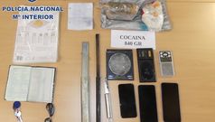 Detenido con 900 gramos de coca�na en Vigo