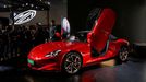 La presentaci�n de un coche MG en India
