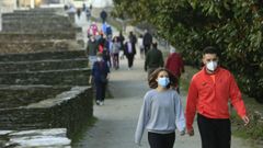 El adarve de la Muralla siempre es un buen lugar para pasear por Lugo