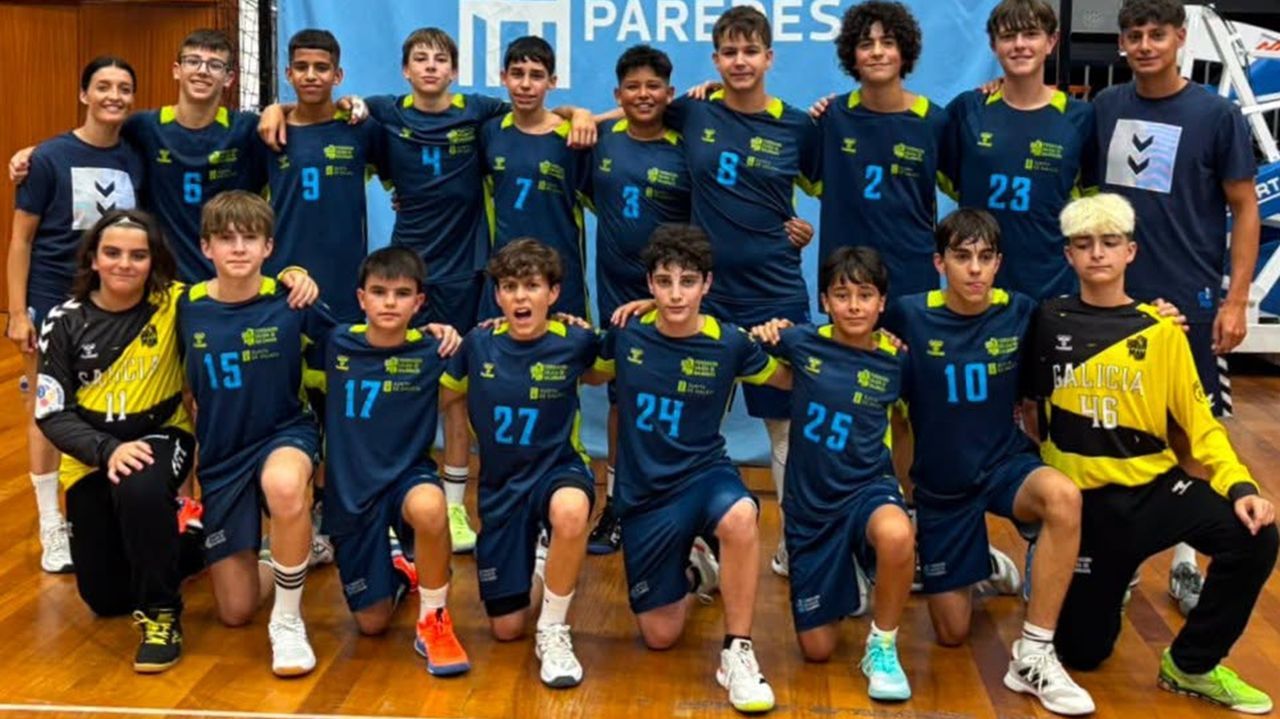 La cantera de Ferrolterra, madera para que Galicia conquiste la Paredes Handball Cup