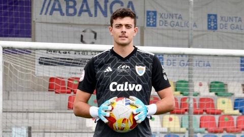 Alberto S�nchez tiene 25 a�os, es portero y acaba de fichar por el Berganti�os procedente del Ourense CF de Primera RFEF.