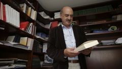 Imaxe de arquivo do autor lucense Xulio L�pez Valc�rcel.