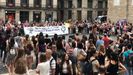 Manifestaci�n en Barcelona, el pasado 8 de julio, contra la llamada Manada de Manresa, acusada de violar a una menor