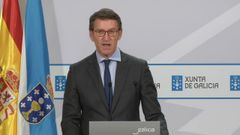 Feijoo, tras el Consello de la Xunta