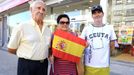 Un matrimonio de Ceuta que pasa los veranos en Caldas: �No vamos a regresar, nos quedamos en Galicia porque la cosa all� est� tremenda�