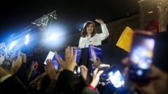 Cristina Fernndez, durante la presentacin de su libro  Sinceramente , el pasado 9 de mayo en Buenos Aires 