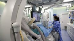 Sala de hemodin�mica del Hospital Universitario A Coru�a (Chuac).
