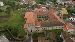 Vista a�rea del convento de Santa Clara y de las fincas adyacentes que forman parte de la propiedad.