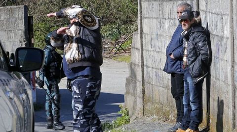 Operacin antidroga de la Guardia Civil en el poblado del Vao