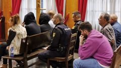 Una de las sesiones del juicio en la Audiencia