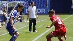El ambiente de Riazor en el partido del Juvenil