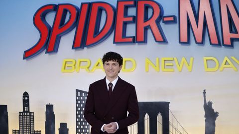 El actor Tom Holland, en la presentaci&oacute;n de la pel&iacute;cula en Londres