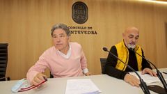Fern�ndez Lores y Tino Fern�ndez dieron cuenta de la modificaci�n de cr�dito que elevar� el presupuesto de Pontevedra hasta los 118,5 millones de euros