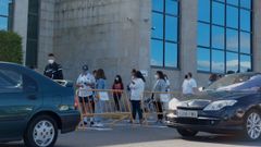 Imagen del �ltimo cribado realizado en el hospital comarcal a j�venes