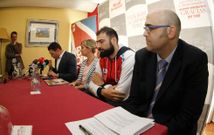 El hotel Virxe da Cerca acogi� el acto de presentaci�n de Kostas Vasileiadis. 
