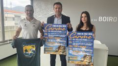 Manuel Romero, presidente de la comisi�n de fiestas, present� el programa junto al alcalde, Jos� Ram�n Romero, y una compa�era de la entidad, Andrea Ozores