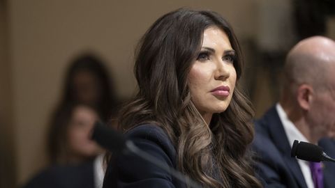 Kristi Noem, secretaria de Seguridad Nacional, en una imagen de archivo