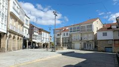 Praza do Millo, en el casco hist�rico de Celanova.